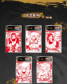 Genuine EAKI Naruto Jujutsu Kaisen Classic Character Acrylic Polaroid Collection Card Exquisite  for Children. 