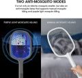 2 in 1 Mosquito Lamp With LED Light & Charging Stand USB Rechargeable Mosquito Killer Racket. Home Rechargeable Mosquito & Flying Insect Killer Racket. 