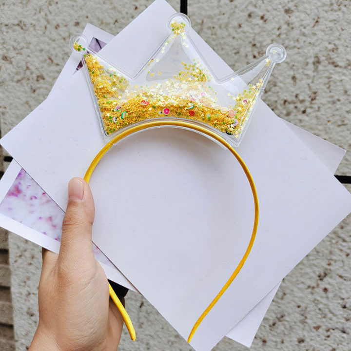 Quicksand%20Crown%20Headband%20Children%20Transparent%20PVC%20Sequin%20Headband%20Manufacturers%20Direct%20Children's%20Hair%20Accessories%20-%20Image%206