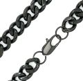 1pcs Exclusive Black Thread Design Braclet For Men High Quality Black Stainless steel Cube chain Braclet For Boys And Men. 