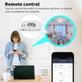 SIXWGH Tuya Wifi Socket Adaptador De Soquete Inteligente 16A Suporte Smart Life App Control Alexa  Home Controle Voice. 