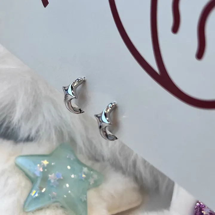 New%20Trendy%20Four-pointed%20Star%20Hoop%20Earrings%20For%20Women%20Simple%20Asymmetric%20Silver%20Color%20Earring%20Aesthetic%20Jewelry%20%20-%20Image%206