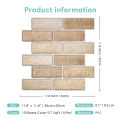 3D Wall Sticker Self-adhesive Faux Brick Wall Panel Peel and Stick Tile Backsplash for Kitchen Bedroom Waterproof Tile Sticker. 