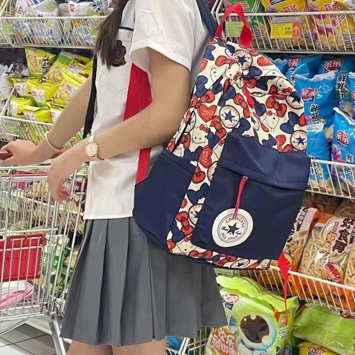 Sanrio%20Mymelody%20Kuromi%20Cinnamoroll%20Cute%20Girl%20Schoolbag%20Female%20Korean%20Version%20Ins%20Student%20Backpack%20Travel%20Large-capacity%20Backpack%20-%20Image%204