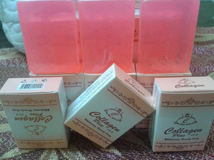 collagen soap whitening