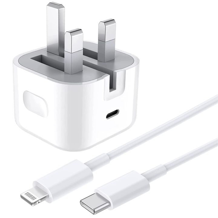 Iphone Charger 35 Watt Three Pin Power Adapter With USB-C To Lightning Cable