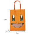 Pokemon Packing Bag Birthday Theme Gift Bag Pikachu Party Candy Snack Gift Bag Charmander Squirtle Children's Toy Gift. 