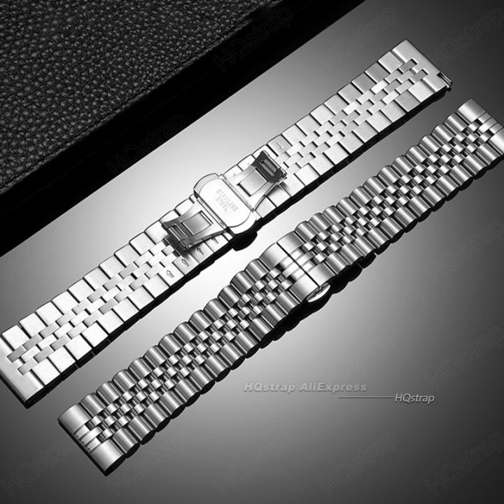 20mm%20Luxury%20Stainless%20Steel%20Strap%20with%20butterfly%20buckle%20-%20Image%203