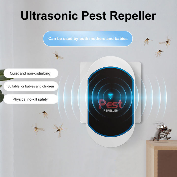 Croackroach Repeller Injection Ultrasonic Pest Repeller Electronic Pest Repeller No Noise Rat Mosquito ...