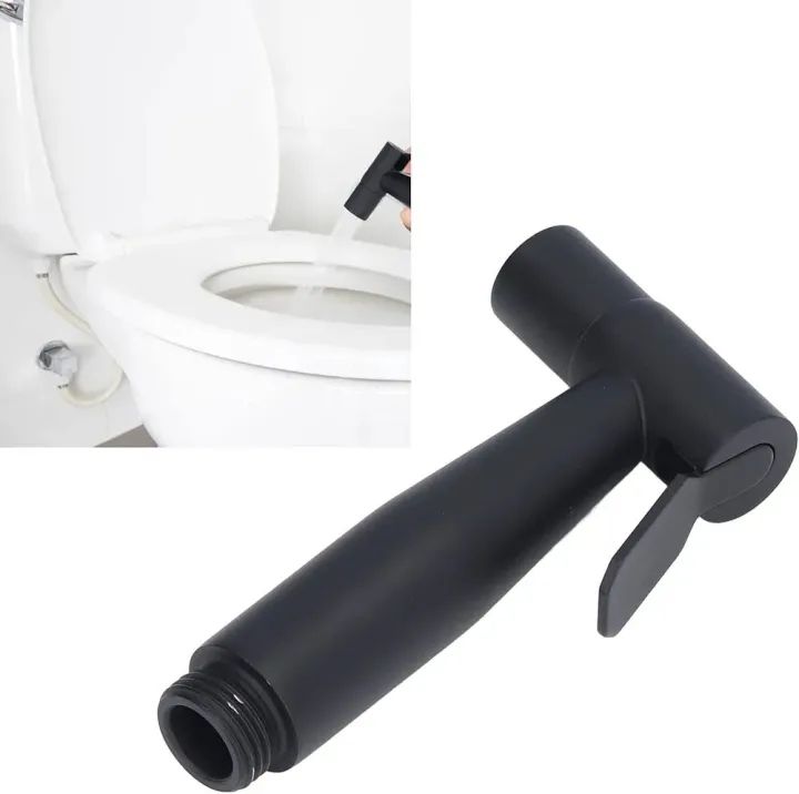 Commode (Toilet) Spray Head In Matte Black