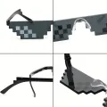 Pixelated Mosaic Glasses New Mosaic Glasses Double Cool Funny party glasses Pixel party glasses Party Photo Prop Glasses. 