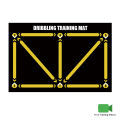 Durable non-slip football training mat Foldable carpet dribbling football training mat children's football indoor equipment.