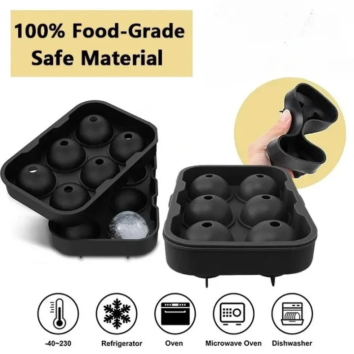 Wholesale%20Ice%20Cube%20Silicone%20Ice%20Cube%20Tray%20Big%20Cube%20Ice%20Whiskey%20Ice%20%20Reusable%20Mold%20Ice%20Ball%20for%20Mold%20Mould%204/6/8%20Grid%20Ice%20Ball%20-%20Image%202