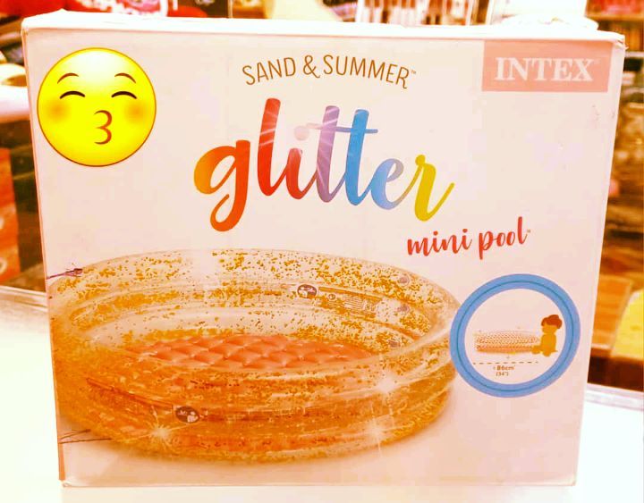 SAND SUMMER glitter Mini swimming pool for kid's baby's ±86cm      (34")