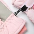 Melody Kuromi Winter Children Fleece Gloves Waterproof Outdoor Ski Warm Outdoor Cycling Gloves Windproof Cold Resistant Sanrio. 