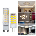 10pcs/lot E14 G9 G4 LED Lamp AC 220V 3W 5W 9W Ceramic 360 Beam Angle Led Bulb Warm/Cold White Spotlight Replace Halogen Light. 