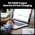 Toocki 240W USB C To USB C Cable PD 3.1 Fast Charging LED Display Type C Data Cable For Macbook iPhone 16 15 Pro Max S24.