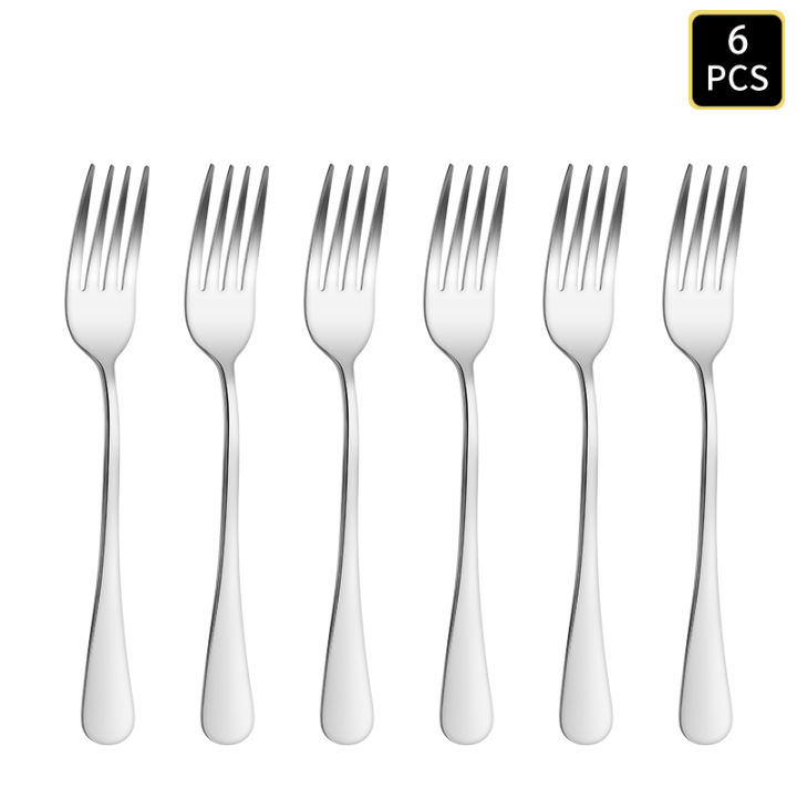 4/6/16/24pcs%20Silver%20stainless%20steel%20cutlery%201010%20round%20handle%20knife,%20fork%20and%20spoon%20cutlery%20set%20suitable%20for%20family%20dinner%20hotel%20-%20Image%204
