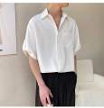 Plain Formal Short Sleeve Casual Loose Fit Shirt For Men - Fashion | Shirts For Men | Men's Wear | Shirts |. 