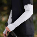 Arm Sleeves with Thumb Hole UV Protection Cooling Arm Sleeves Summer Arm Cover for Sports Workouts Cycling Driving. 
