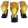 6/12Pcs Plastic Gold Trophy Prizes Kids Birthday Party Favors Kindergarten Celebration Party Rewards Pinata Easter Party Fillers. 