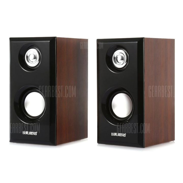 Wooden Design JT042 USB 2.0 Multimedia Mini Speaker.