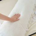 Length Sleeping Pillowcase with Ruffle Winter Couple Double Fleece Flannel Warmth Big Size Pillow Covers Home Bedding 45*180cm.