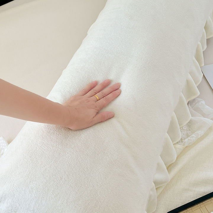 Length%20Sleeping%20Pillowcase%20with%20Ruffle%20Winter%20Couple%20Double%20Fleece%20Flannel%20Warmth%20Big%20Size%20Pillow%20Covers%20Home%20Bedding%2045*180cm%20-%20Image%206