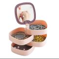 4 Layer Rotating Jewellery Organizer 360° Rotating Jewellery Makeup Storage Box. 