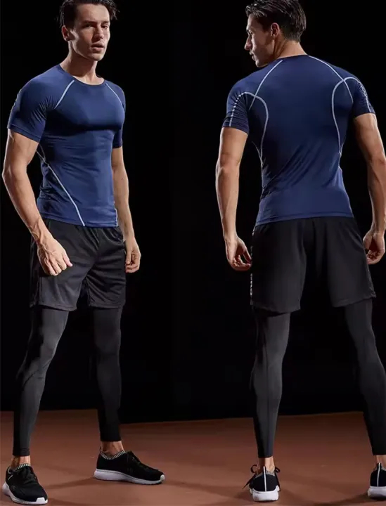 Men's%20Compression%20T-Shirt%20Summer%20Sportswear%20Running%20T%20shirt%20Elastic%20Quick%20Dry%20Sport%20Tops%20Tee%20Athletic%20Gym%20Workout%20T%20Shirts%20Men%20-%20Image%203