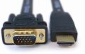 HDMI to VGA Adapter Cable, 6ft/1.8m Gold-Plated 1080P Male Active Video Converter Cord Support Notebook PC DVD Player Laptop TV Projector Monitor Etc.