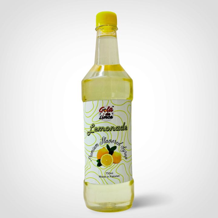 Lemon Syrup Lemonade - Fresh Fruit Flavoring Syrup - Premium Flavored Syrup - Sharbat - 750ml - Gola Da Limcadea