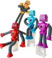 Telescopic Suction Robot Toy Funny Pop Tubes Stress Relief Sensory Toy. 