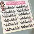 C Curl 11-12mm Comics Eyelash Clusters Flying Fluffy Sunflower False Eyelashes Soft Thick Simulated Lash Extension.