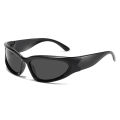 Popular Women's Sunglasses Punk Sunglasses Unique Oval Sun Glasses Men Goggle Shades Mirror Colorful Y2K Eyewear.
