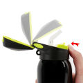 500ML Bicycle Water Bottle Vacuum Stainless Steel Cycling Water Bottle Double Walled Simple Thermo Mug Insulated With Straw.