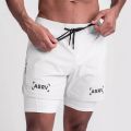 ASRV Mens Quick Dry 2 in 1 Double-deck Shorts Gym Fitness Basketball Jogger Short Pants Summer Sports Workout Bottoms Sweatpants.