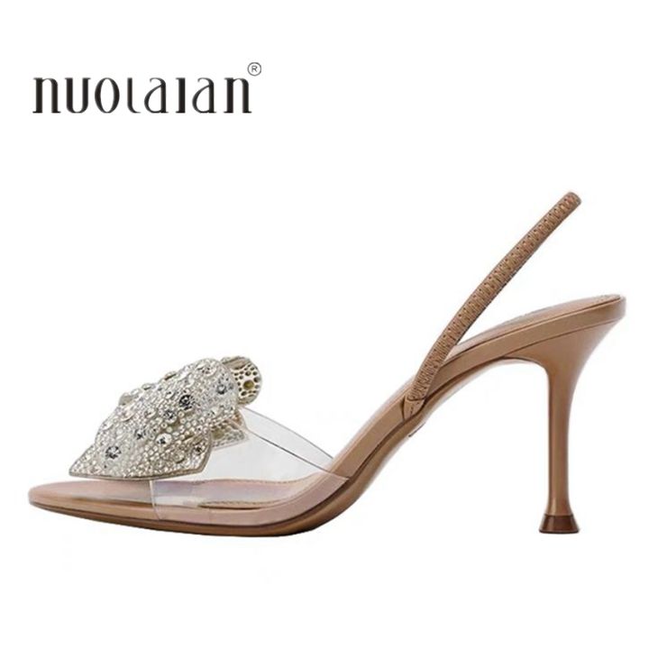 2025%20Women%20Summer%20Bow%20Rhinestone%20Slingback%20Pumps%20Fashion%20Lady%20Transparent%20High%20Heels%20Sandals%20Elegant%20Pointed%20Toe%20Heels%20-%20Image%207