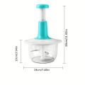 PLYS press type manual gaelic tamper, multifunctional vegetable cutter  household kitchen mixer vegetable cutter. 