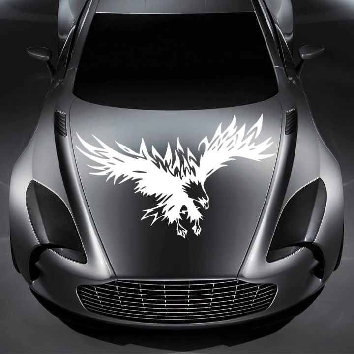 2 Sizes Car Bonnet Stickers Eagle Declas Auto Color Vinyl Film ...