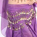 Belly dance oriental belly dance costumes Belt Women 140cm Sequins Tassels Chiffon Hip Scarf for Thailand India Arab dance Belts.