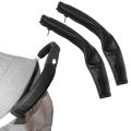 Zipper Closure Baby Pushchair Stroller Armrest for Case Handle PU Leather Protective Cover Durable for Pram Wheelchair. 