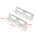 SSD M.2 HDD Compatible 3.5 To 5.25 Desktop Hard Drive Bracket Caddy - 2pc Hard Drive Expansion Rack Set.