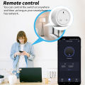 16A UK Plug WiFi Smart Socket With Energy Monitoring, Support CozyLife App, Works With Alexa,  Home Voice Control. 