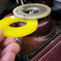 2X Silencer Pad Rubber Bushing Dampers Universal Front Strut Tower Mount Suspension Shock-Absorbing Bearing Washer Over Bumps. 