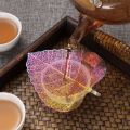1pc Stainless Steel Tea Infuser Leave Shape Bodhi Tea Filter Kung Fu Tea Infusers Access Hollow Out Leaves Strainer Drinkware. 