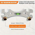 Multifunctional Stainless Steel Bathroom Wrench Tool Shower Installation Hexagonal Level Faucet Angle Ruler Distance Measuring. 