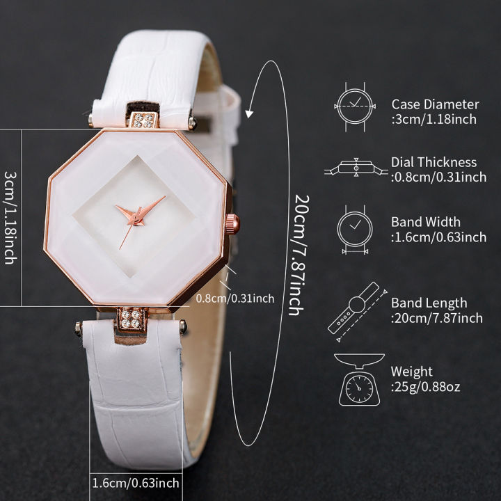 2PCS%20Fashion%20Women's%20Watches%20Casual%20Leather%20Band%20Analog%20Quartz%20Watch%20Pearls%20Bracelet%20Set%EF%BC%88Without%20Box%EF%BC%89%20-%20Image%205