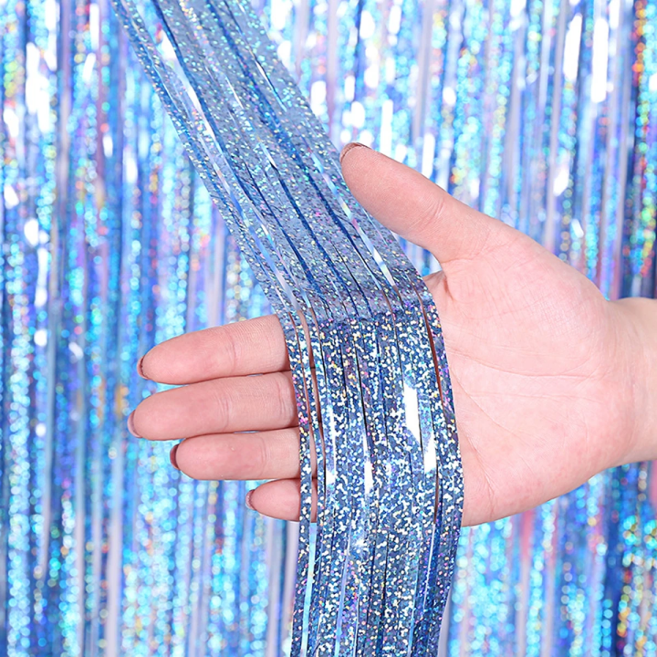 Birthday%20Party%20Decorations%20Backdrop%20Curtains%20Glitter%20Black%20Gold%20Tinsel%20Fringe%20Foil%20Curtain%20Background%20Wedding%20Adult%20Anniversary%20-%20Image%202