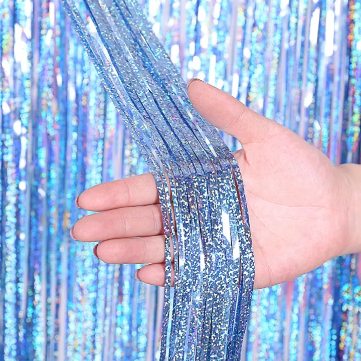 Birthday%20Party%20Decorations%20Backdrop%20Curtains%20Glitter%20Black%20Gold%20Tinsel%20Fringe%20Foil%20Curtain%20Background%20Wedding%20Adult%20Anniversary%20-%20Image%202